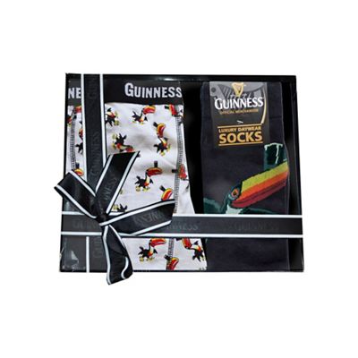 Toucan boxers and socks gift set